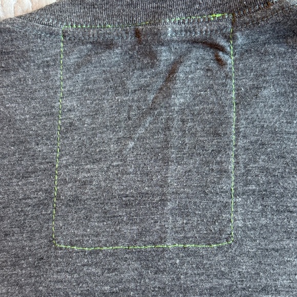 Aviator Nation Cropped T-Shirt with Green Embroidered Lightning Bolt ~ Size Smal - Picture 5 of 7